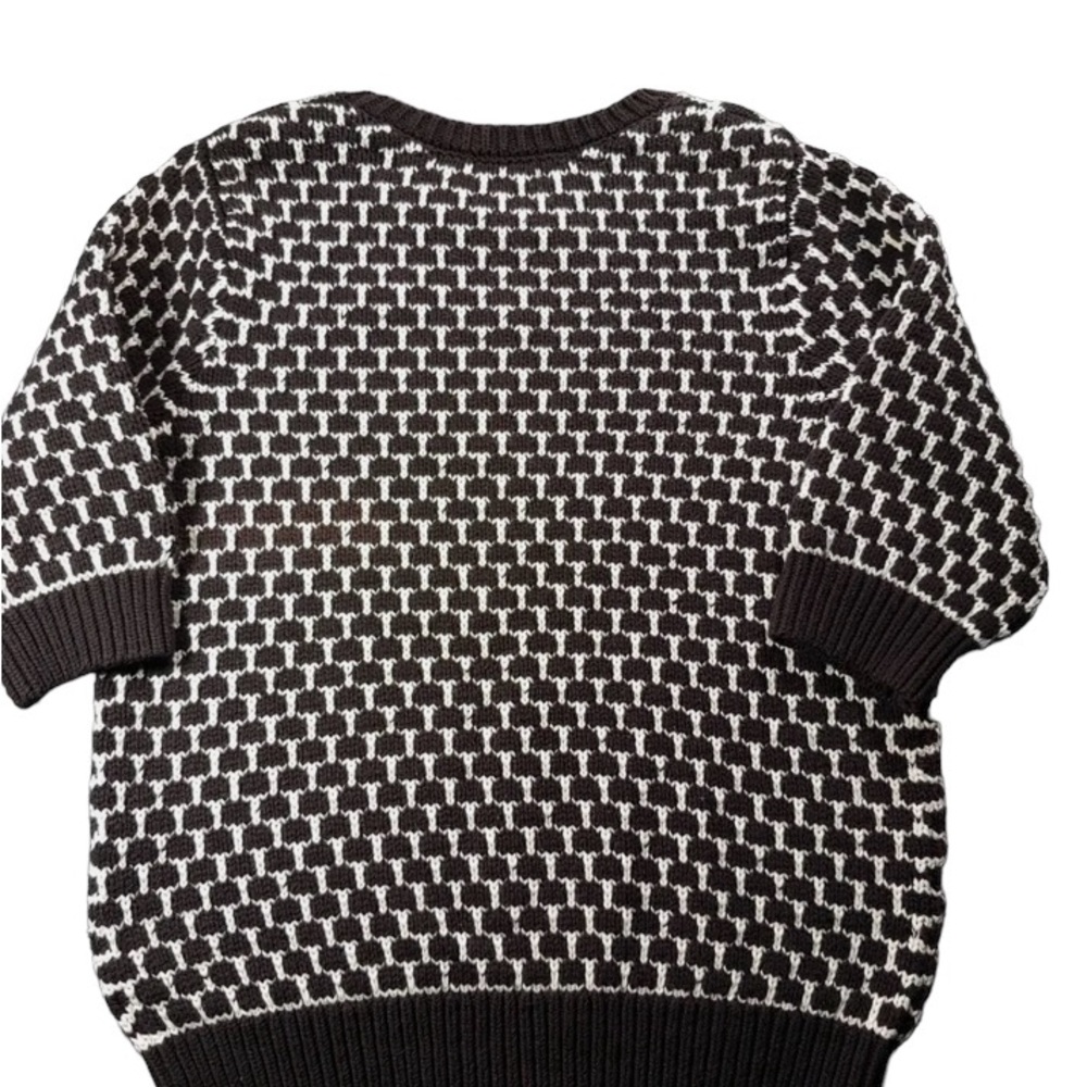 Kirna Zabete Black and White Sweater